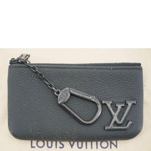 Louis Vuitton  LV Aerogram Leather Key Pouch Black - Picture 2 of 11